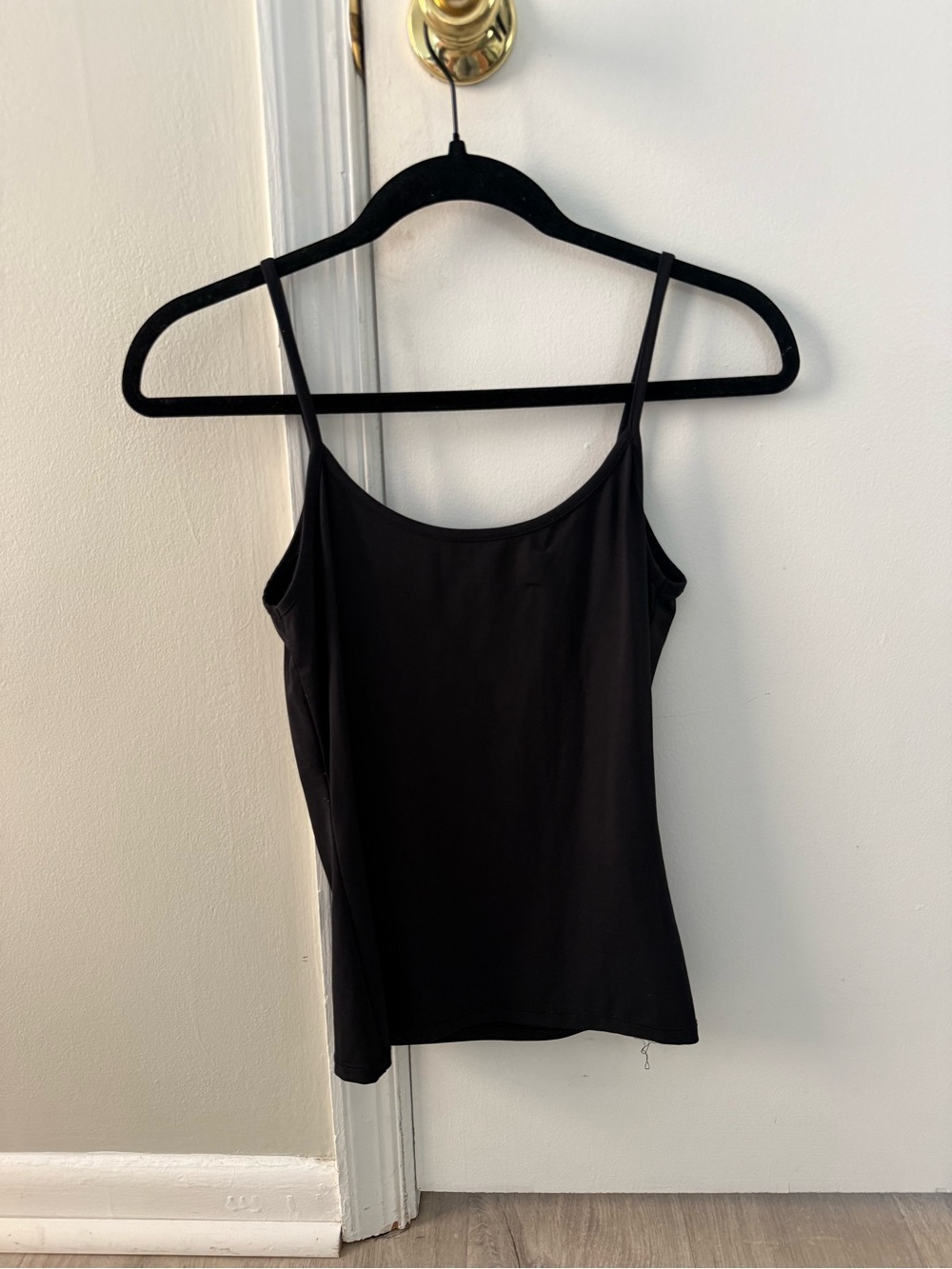 Zara Black Spaghetti Strap Tank Top